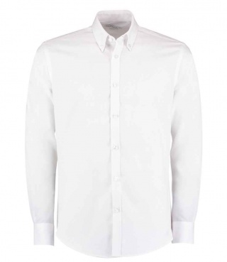 Kustom Kit K139  Long Sleeve Slim Fit Oxford Twill Non-Iron Shirt